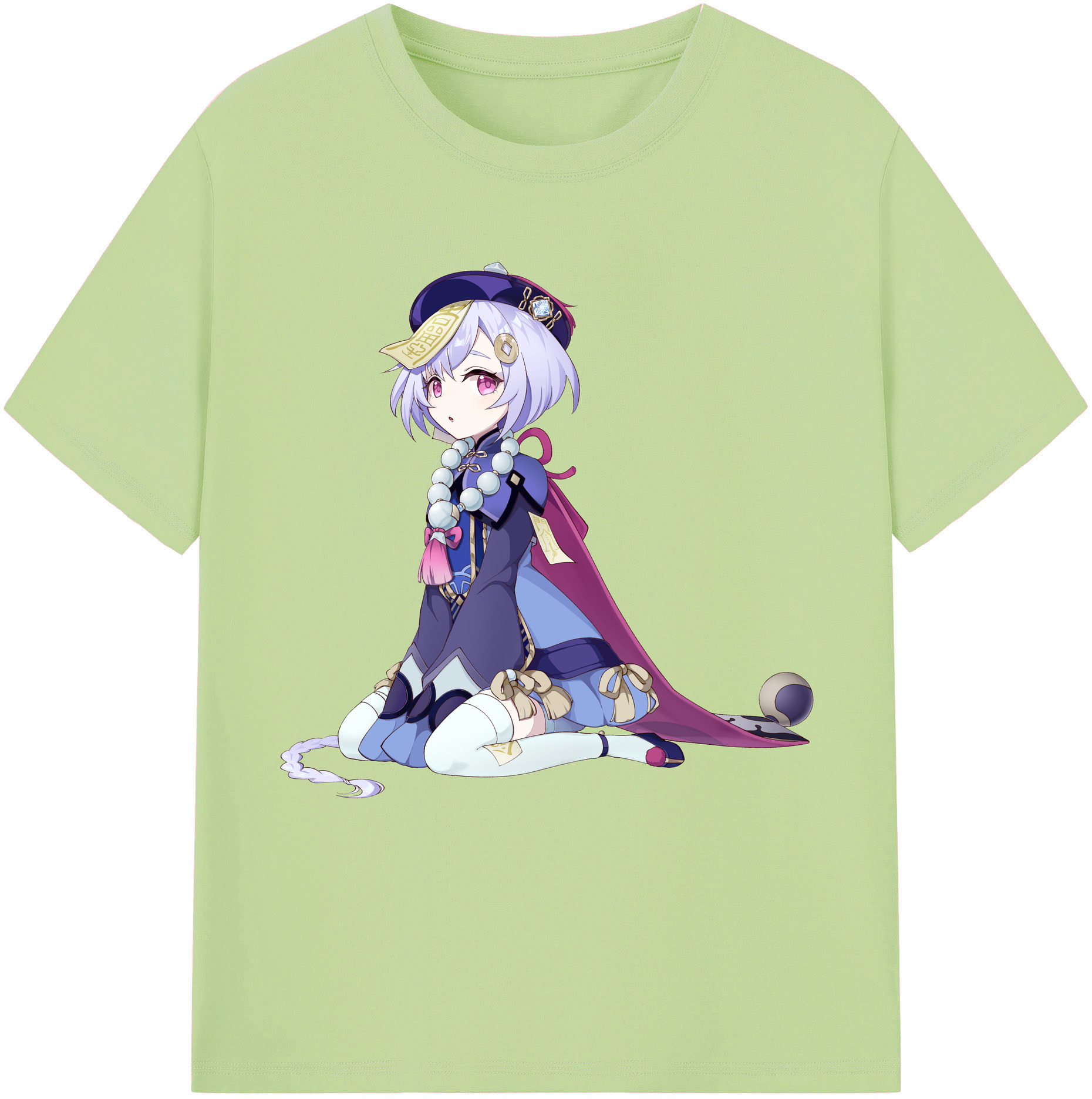 げんし神 七七 なな  genshin Nana 綿100％半袖Tシャツ（フロントプリント）